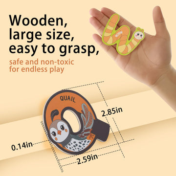 Wooden Magnet Alphabet Letters For Kids - Animal Magnetic Letters For Fridge Magnetic Abc Letters Magnetic Letters For Classroom