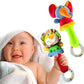 Chafin Baby Soft Rattles Shaker, Infant Developmental Hand Grip Baby Toys, Cute Stuffed Animal With Sound For 3 6 9 12 Months An