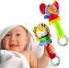 Chafin Baby Soft Rattles Shaker, Infant Developmental Hand Grip Baby Toys, Cute Stuffed Animal With Sound For 3 6 9 12 Months An