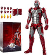 Uxouyic Ir?Nman Movie Series - Collectible Ir?Nman Action Figure Metal Painting 20 Joints Movable Model Toys (7 Inches) (Mark 5)