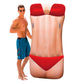 Poolcandy Hot BOD Beach Babe Extra Large Inflatable Pool Lounger-Pool Float-Measures 72 x 35 x 6