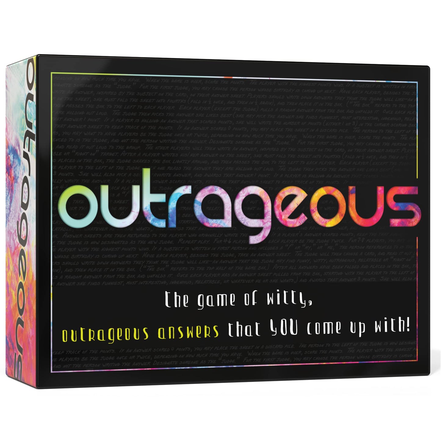 Inspiration Play Outrageous Family Party Game - Hilariously Funny Game for Ages 13 and Up - 4-8 Players