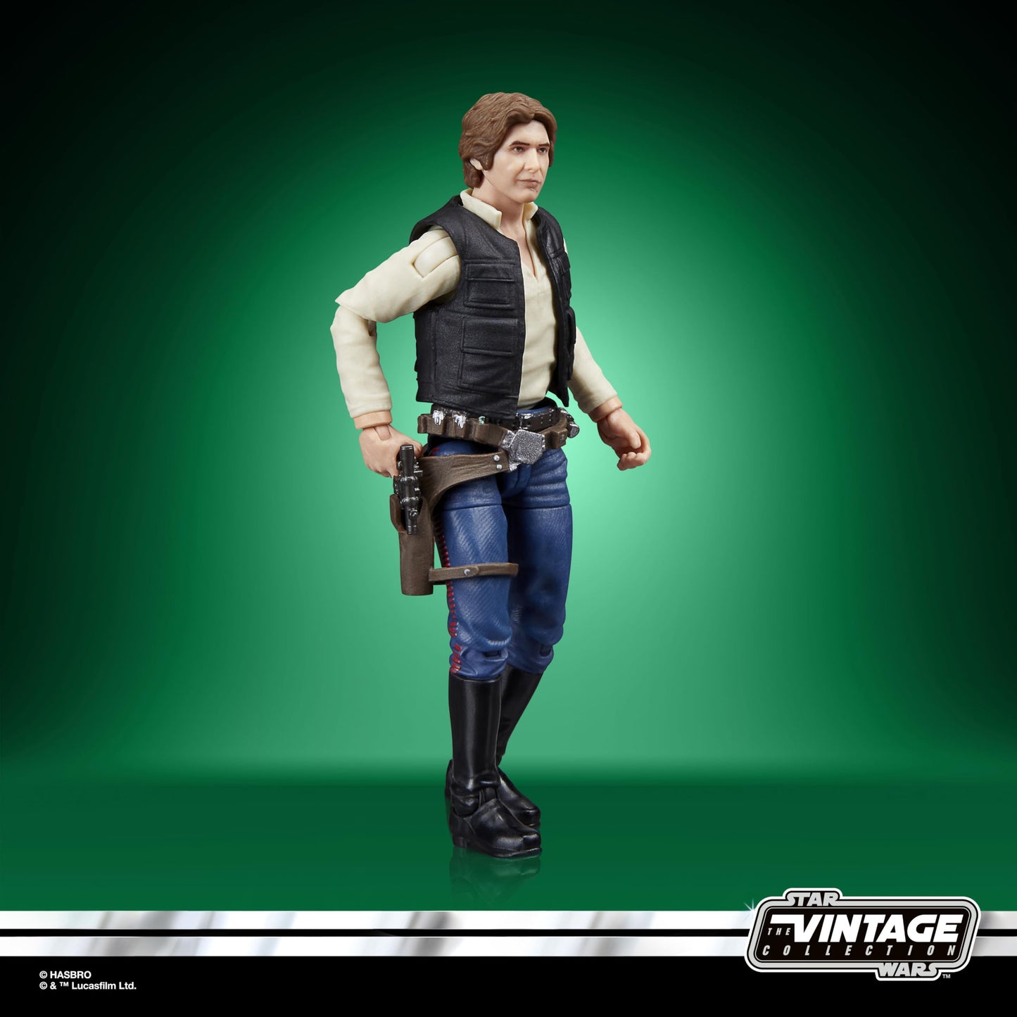 STAR WARS Vintage Collection Han Solo Action Figure, 3.75 Inch, Multicolor, Model G0921, Collectible Plastic Toy