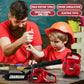 Arrowbash 3 Pcs Toy Gardening Tool Set For Kids Toy Leaf Blower Lawn Trimmer Toy Chainsaw Push Lawn Mower Pretend Play Set With