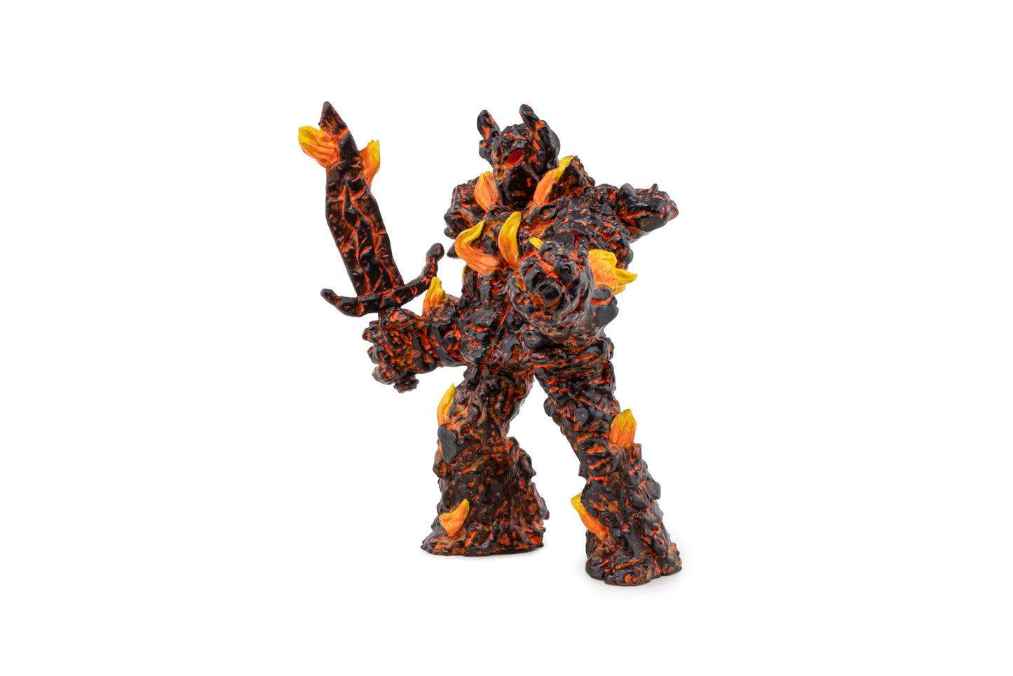 Papo - Hand-Painted - Fantasy - Fire Golem - 36026 - Collectible - For Children - Suitable For Boys And Girls - From 3 Years Old