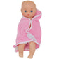 Baby's First 11" Softina Bathtime Doll with Pink Towel - Safe for Kids 1 Year & Up, Plastic, Small