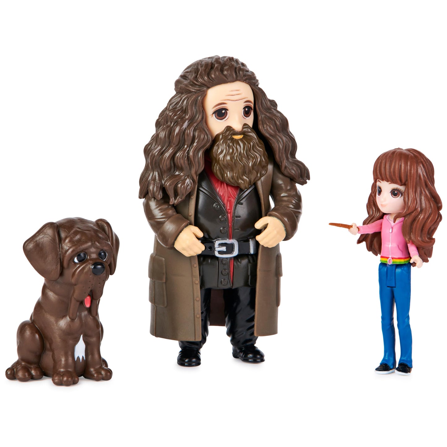 Wizarding World Harry Potter, Magical Minis Hermione And Rubeus Hagrid Friendship Set With Creature, Kids Toys For Ages 5 And Up