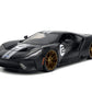 Jada Toys 1:24 Ford GT Die-cast Car - Black/White Stripes, Model 33882, Metal Construction, Ideal for Kids and Adults