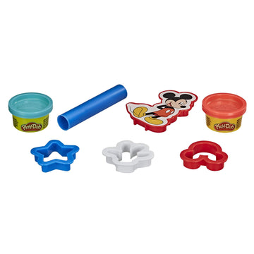 Play-Doh Disney Mickey Mouse 5-Piece Toolset for Kids 3 Years and Up with 2 Non-Toxic Colors
