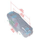 SummitLink Compatible Custom Body Tiger Style Replacement for 1/10 Scale RC Car or Truck (Truck not Included) ER-T-02
