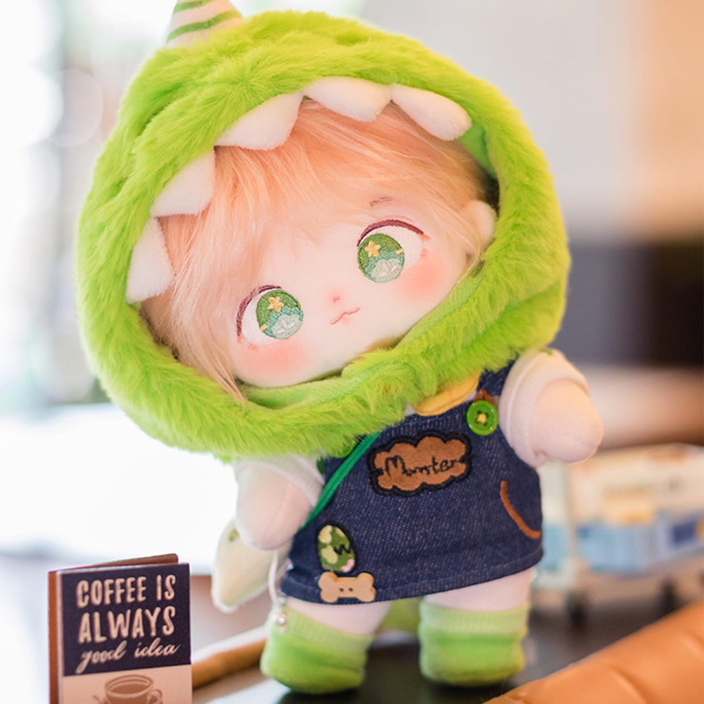 Calembou 20Cm Plush Doll, Cute Soft Stuffed Dress Up Doll With Skeleton, Kawaii Plush Toys For Birthday With Clothes (Taoyaoyao