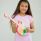Tinkertar - Rainbow Heart - The Easiest Way To Start And Learn Guitar - Premium Wood Construction - 1 Stringed Toy Instrument Fo