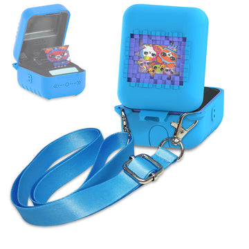 Silicone Case For Bitzee Original Interactive Toy Digital Pet With 15 Animals, Protective Skin Cover For Bitzee Original Virtual Electronic Digital Pet Accessories(Case For Bitzee Orginal) (Blue)