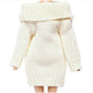 Bjdbus White Winter Turtleneck Sweater Clothes For 11.5 Inch Girl Doll Accessories