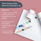 Pink Picasso Kits Paint By Number For Kids Ages 8-12 | Diy Beginner Kids Craft Kit Acrylic Paint Canvas Painting Art Kits & Wall