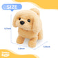 Bellochiddo Walking Dog Toys For Kids - Electronic Puppy With Animated Walking Wag Tail, Storage Cage And Accessories, Interactive Pet Care Gifts For Toddlers 2 3 4 5 6