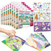 Birthday Popper Birthday Return Gift for Kids Unicorn Sticker Books, 10 Pcs