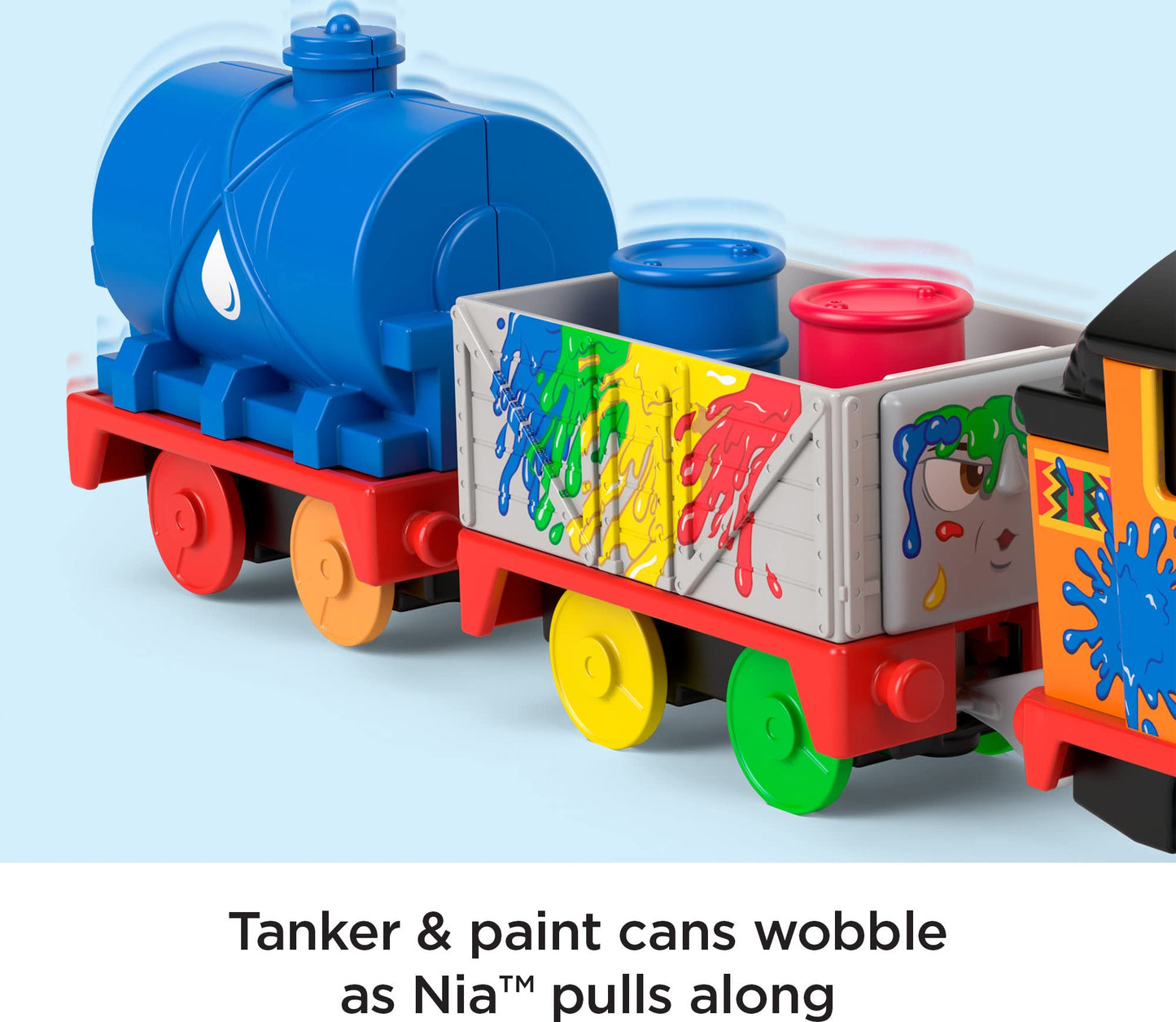 Thomas & Friends Motorized Toy Train Talking Nia Battery-Powered Engine With Character Phrases & Sounds For Ages 3+ Years