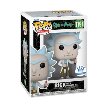 Funko Pop! Animation Rick And Morty Rick With Memory Vial Funko Shop Exclusive #1191
