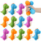 Meooeck 12 Pcs Dinosaur Stress Relief Mini Animal Toys for Relief Cute and Fun Stretchy Balls Dinosaur Birthday Party Decoration