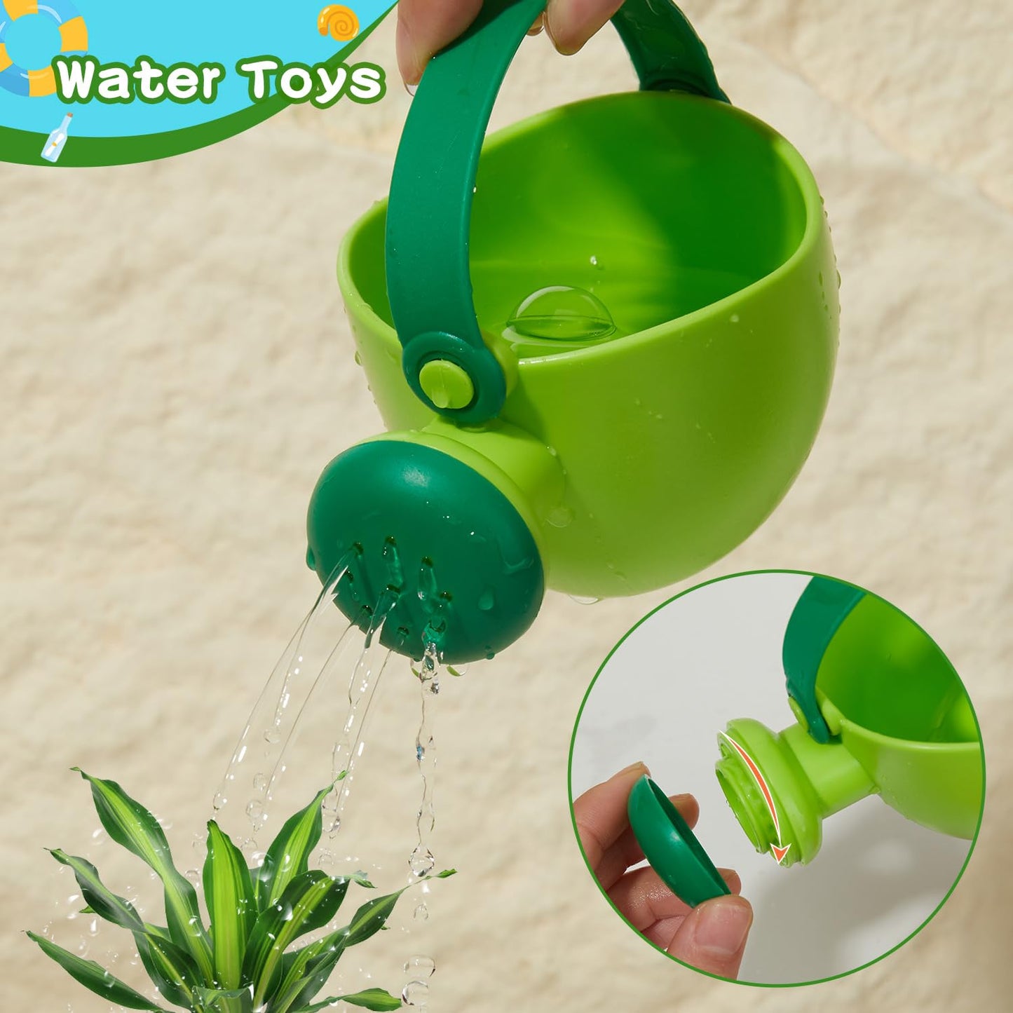 Baby Bath Toys for Kids  16PCS Mold Free Bathtub Water Play Toys with Floating Boats Bucket Watering Can Spoons and Storage Bag  No Holes Animal Floating Pool Toys for Babies and Toddlers