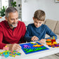 Bestoyz Building Bricks Baseplates Multipack, 32X32 Stud, 8 Pack Of Base Plates In Blue & Green, Base For Building Blocks Creations, 10X10 In. (25.5X25.5 Cm)