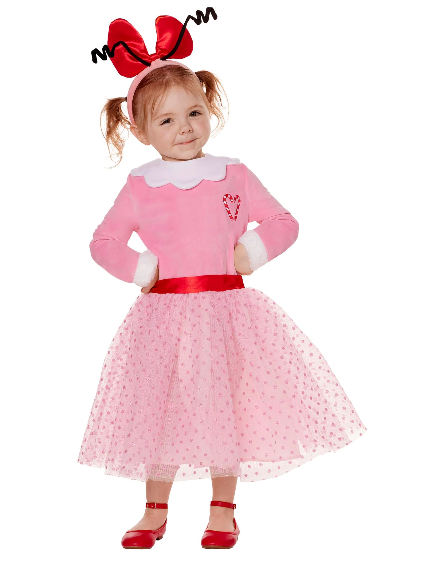 Spirit Halloween Dr. Seuss The Grinch Toddler Cindy Lou Who Costume | Officially Licensed | The Grinch Who Stole Christmas | Kid