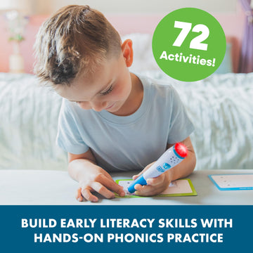 Educational Insights Hot Dots Beginning Phonics Set With 72 Activities, Learn To Read Preschool Set With Interactive Pen, Ages 3+
