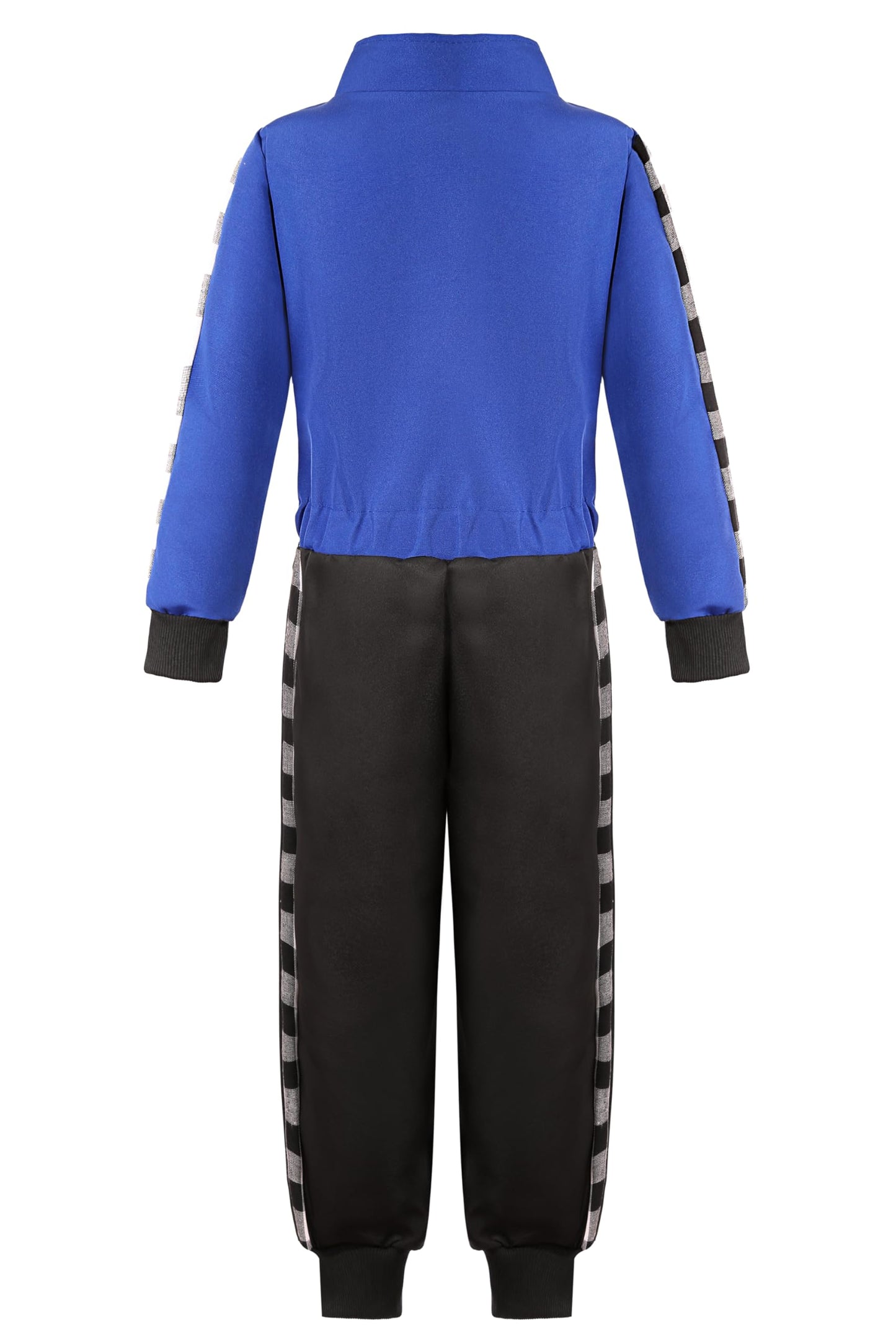 Sizgaroot Kids Race Car Driver Costume Toddler Boys Race Car Driver Halloween Costume (Blue, 7-8 Years)