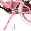 LEICHTEN Bike Kickstand for 16 18 20 Inch Wheel Bike, Adjustable Aluminum Alloy Bicycle Kickstand for Kids Bike Center Mount for