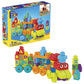 Mega Bloks First Builders Toddler Building Blocks Toy Set, Abc Learning Train With 60 Pieces, Ages 1+ Years (Amazon Exclusive)