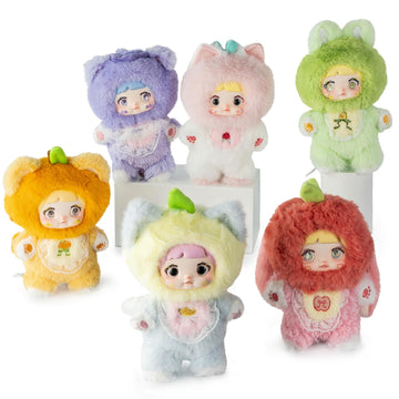 BEEMAI Nommi Interesting Fruits Series Plush Blind Box 1PC (1 of 7 Possible Styles) Cute Figures Collectible Toys Birthday Gifts