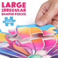 Benben Floor Puzzles, 26”X 27.5” Mermaid Puzzles For Kids Ages 4-6, 52 Piece Large Jigsaw Puzzles For Toddlers, Mermaid Toys Birthday Gift For Girls Boys