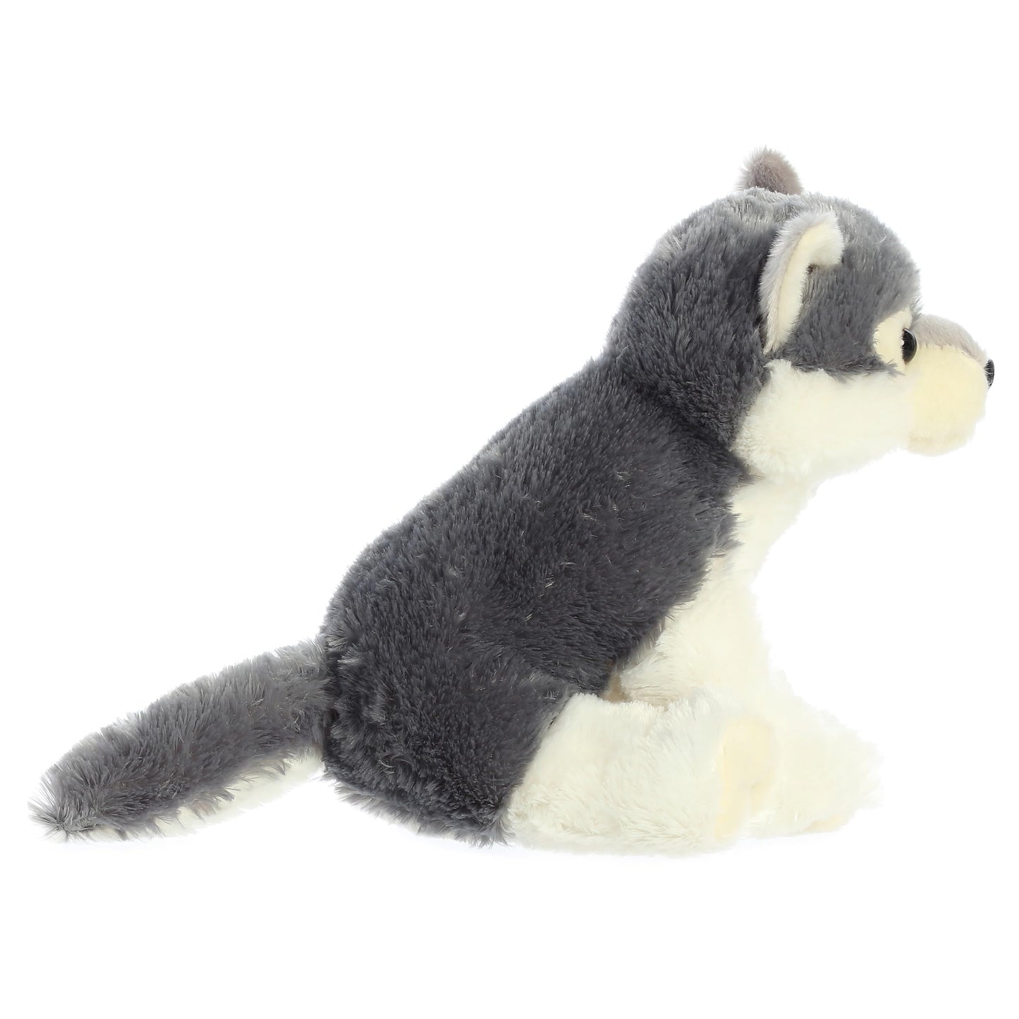Aurora® Wolf Stuffed Animal - Gray 12 Inches, Polyester, Adventurous Destination Nation™ - Fun Learning Toy