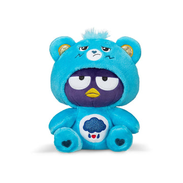 Care Bears 8" Fun-Size Plush - Badtz-Maru as Grumpy Bear, Blue, Soft Polyester, Ideal for Ages 4+, Model 22717