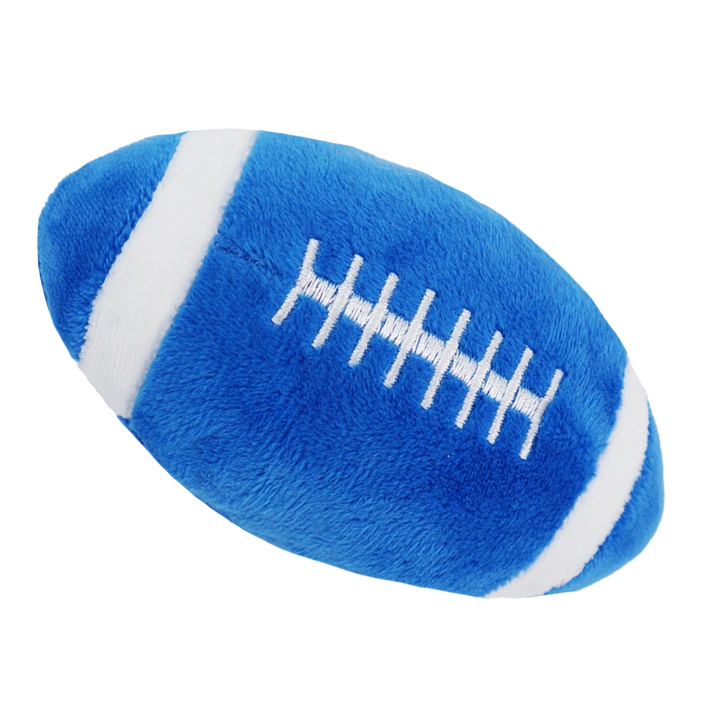 June Garden 5" My First Football Plush Baby Rattle - Soft Sensory Toy for Infants, Safe Polyester, Small Size, Football Color