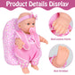 Uzidbto 12 Inch Baby Dolls With Backpack Carrier Can Store Doll Clothes And Accessories,12'' Reborn Baby Doll Set In Gift Box Wi