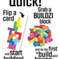 Tenzi Buildzi The Fast Stacking Building Block Game For The Whole Family - 2 To 4 Players Ages 6 To 96 - Plus Fun Party Games For Up To 8 Players - Perfect Kids Game For Game Night