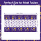 Graduation Tablecloth Party Decorations 2024, 3 Pack Purple Large Size 54''X108'' Congrats Grad Disposable Rectangle Table Cover