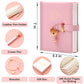 Diary With Lock For Girls - Birthday Gifts For Girls Ages 8 9 10 11 12 Year Old - Arts And Crafts For Kids - Journal Kit Includes: Pencil Case, Bracelet, Pen, Leather Journal For Teen Girls & Kids