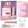 WeiAlico Secret Diary with Lock for Girls, 256 Pages Locking Diary with Pen, Kids Journal with Lock for Teens, Journals Set for 
