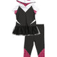 Spider-Man Spider-Gwen Ghost Spider Toddler Girls Cosplay T-Shirt And Leggings 2T