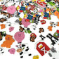 Self Adhesive Craft Stickers, Carnival, Planets, Farm Animals, Princess, Dinosaur Themed Stickers (500 Piece Party Packs) (Farm)