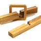 SiamMandalay X Cross Wooden Brain Teaser Puzzle - Logic Game, Tricky Mind Challenge, Model WG-041, Wood Tone