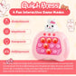 Rabbit Pop Push Game Fidget Toy for Kids Ages 3-12,Handheld Fast Push Game Bunny Console Fidget Toys for Girls Boys,Light Up Sen