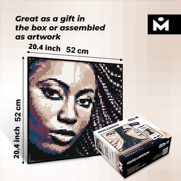 Mozabrick Photo Construction Set Model Color S (20 Inch X 20 Inch) - Transform Any Picture Into A Mosaic Wall Art Using Our Cons