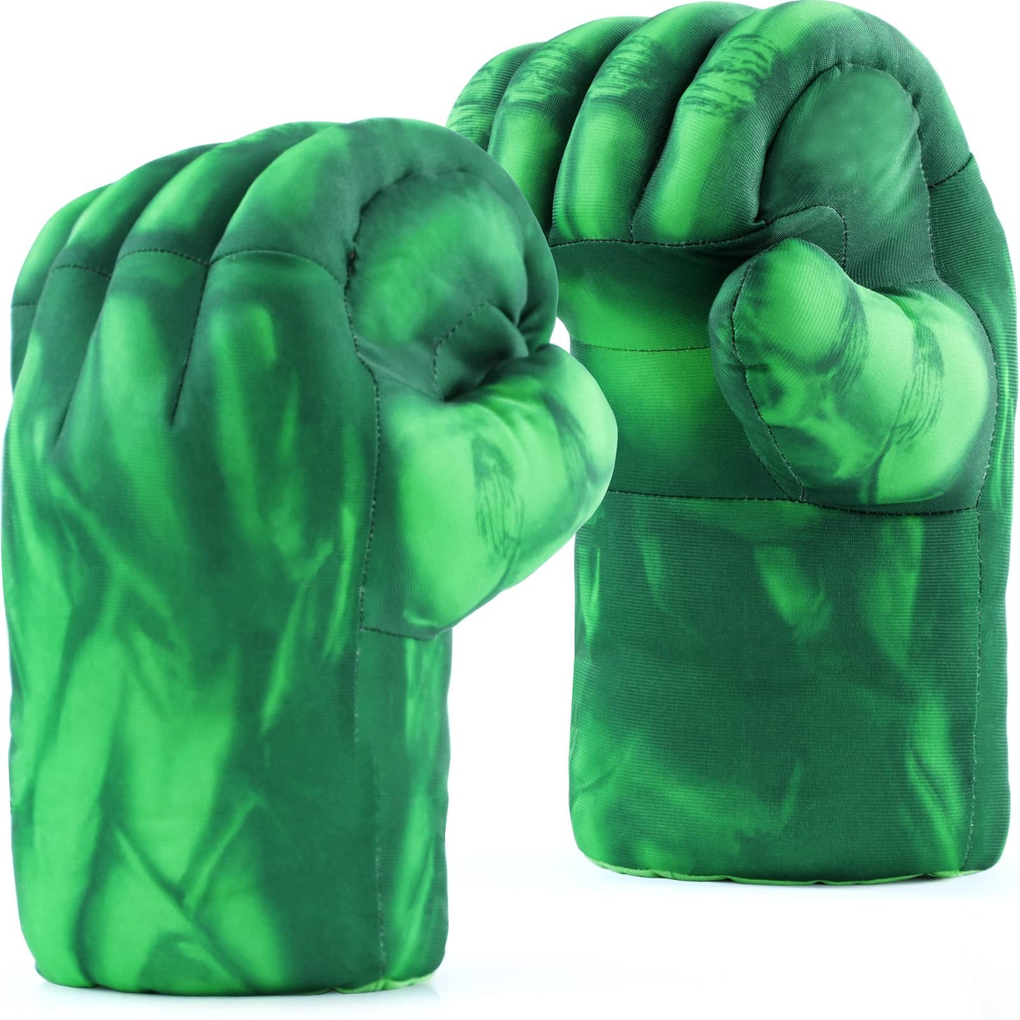 Xymtoy Superhero Gloves For Kids,Plush Breathable Superhero Fists For Kids Interactive Toys Unique Boy Girl Birthday Gift,Green