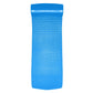 TRC Recreation Super Soft 2  Thick Vinyl Coated Foam Outdoor Swimming Pool Float Mat mature-themed Lounger with Built-In Roll Pillow  Bahama Blue