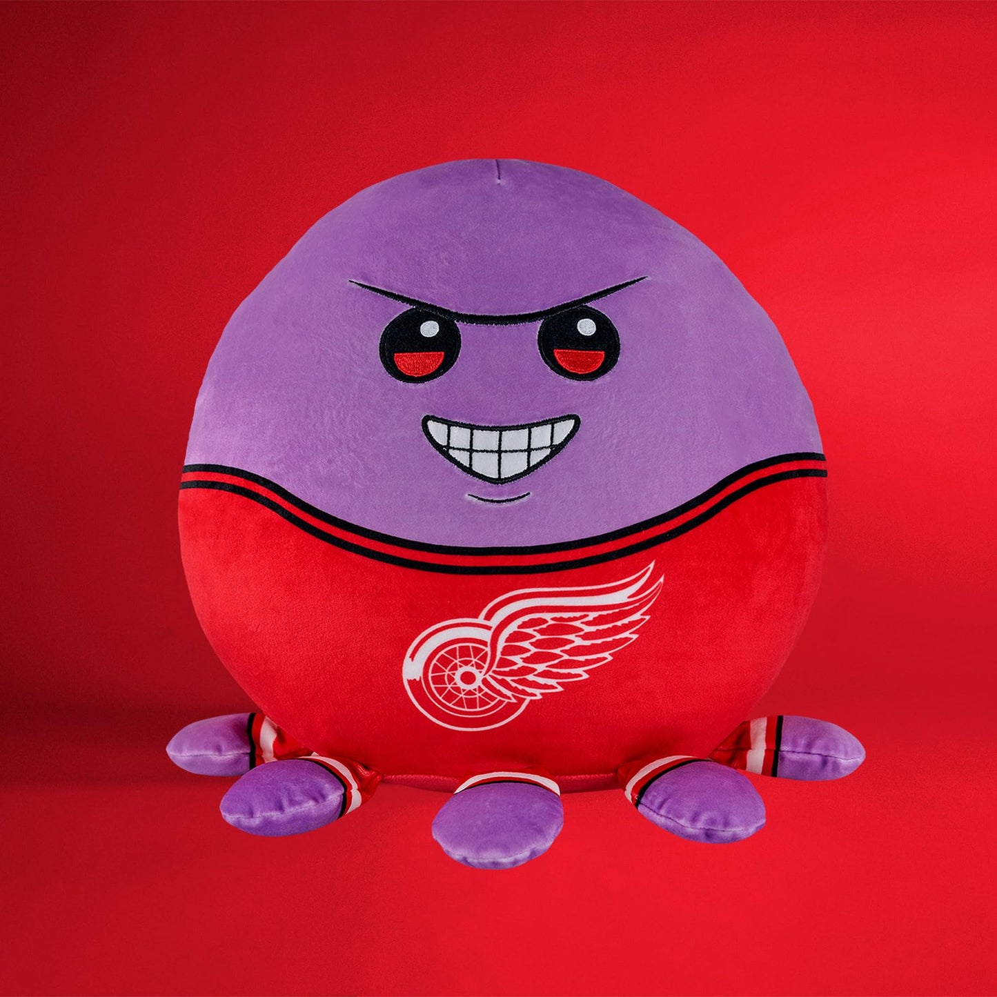 The Sleep Squad Detroit Red Wings Rally Al Plushie - 12" Kiri Cloud Mascot, Crystal Velboa Polyester