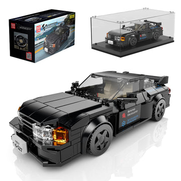 Mould King Speed Champion Car Building Toys with Acrylic Display Case Model Race Car Toy Building Blocks Kit 27014 Collectible R